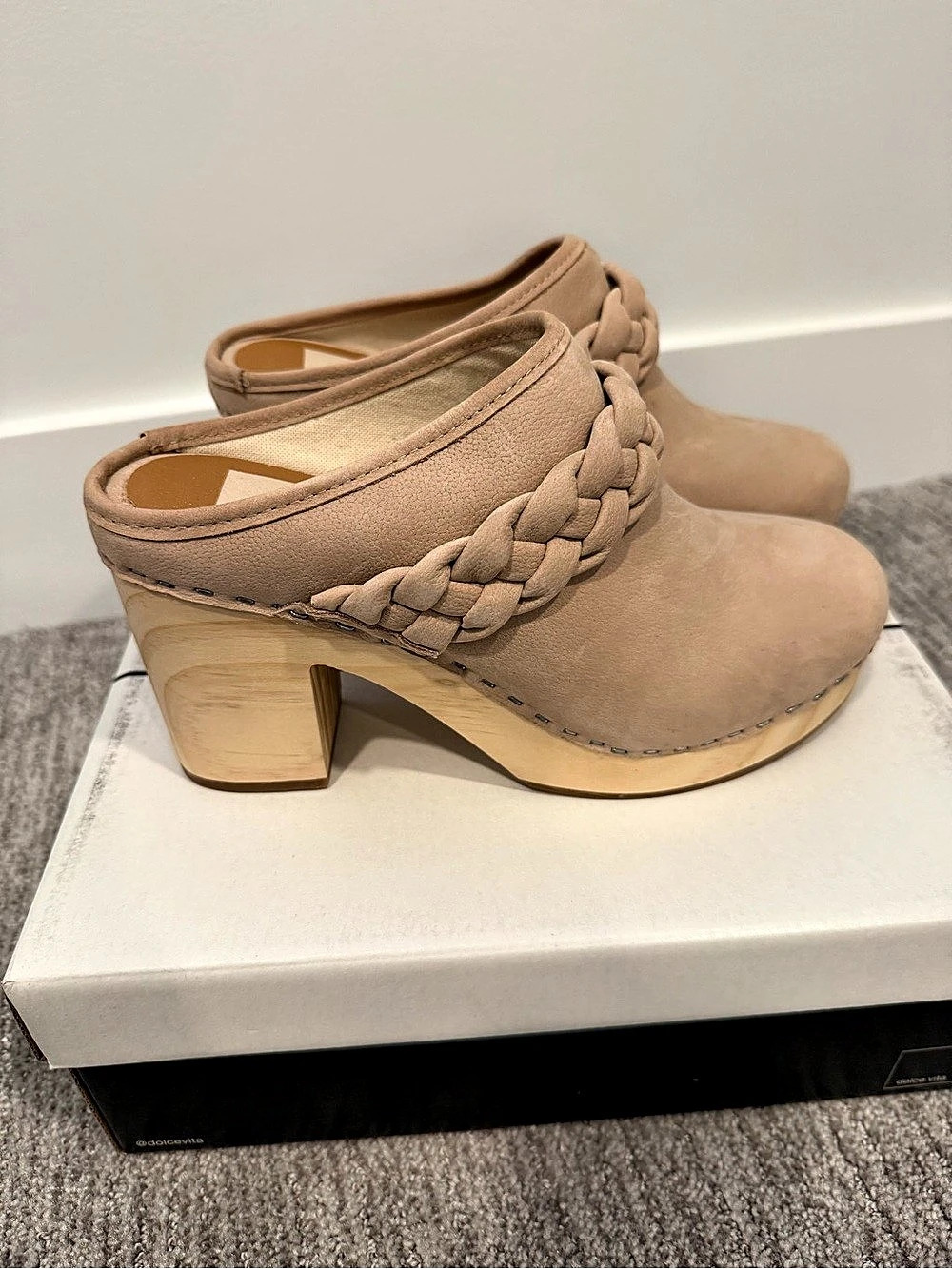 Dolce Vita Braided Mule Clogs US 8.5